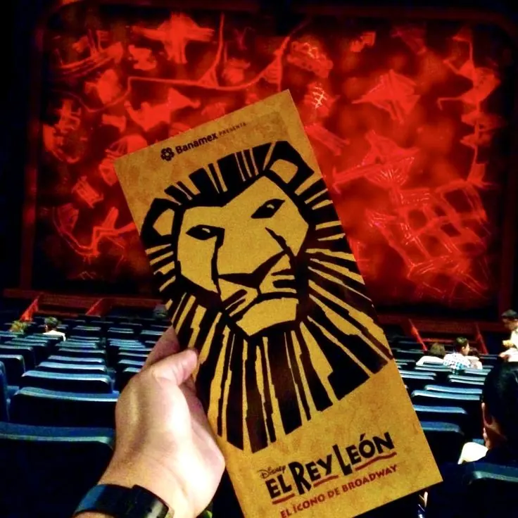 Programa de El Rey León, el musical
